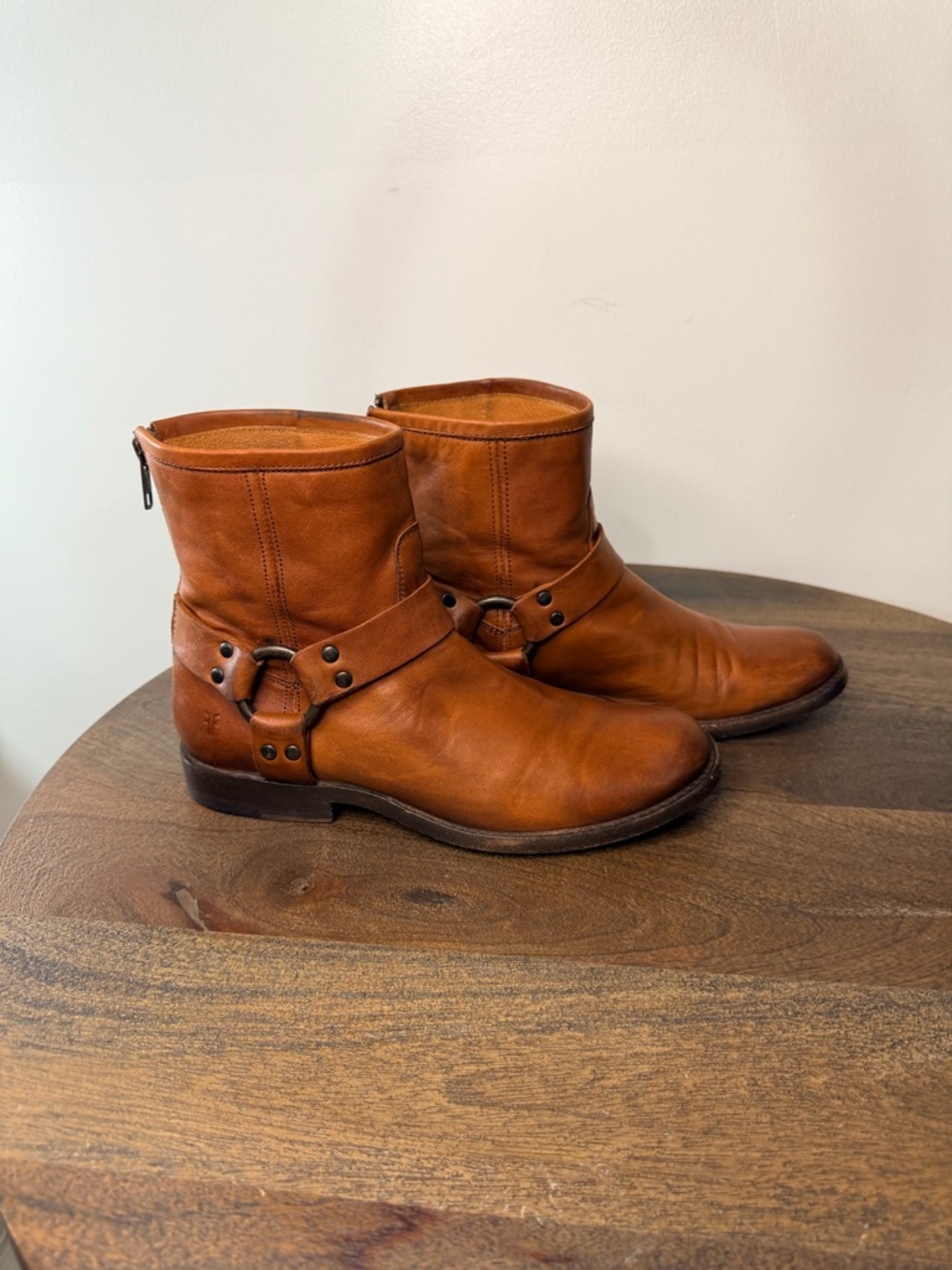 Frye Phillip Harness Short Boot Size 6.5